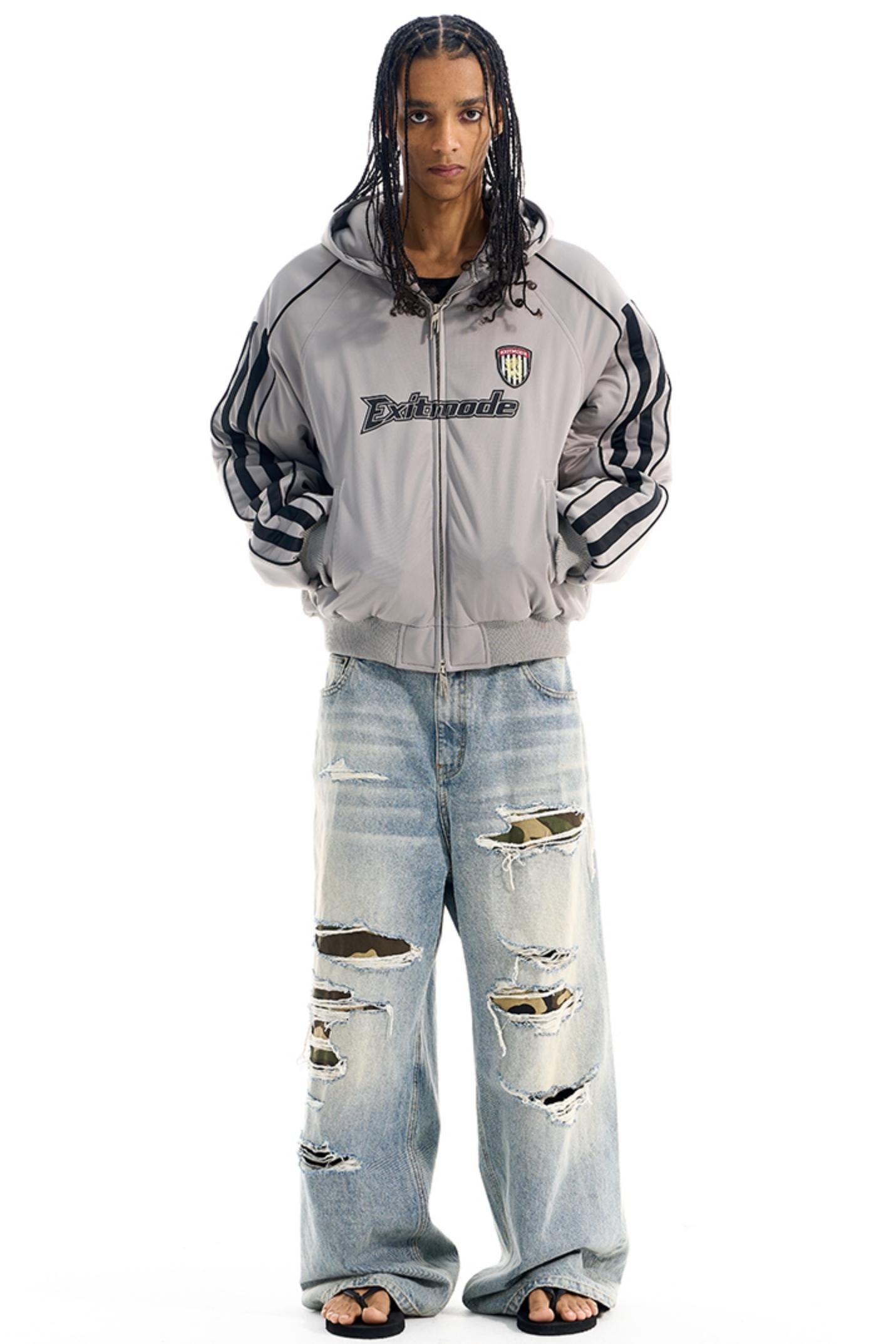 Patchwork Embroidered Cotton Jacket