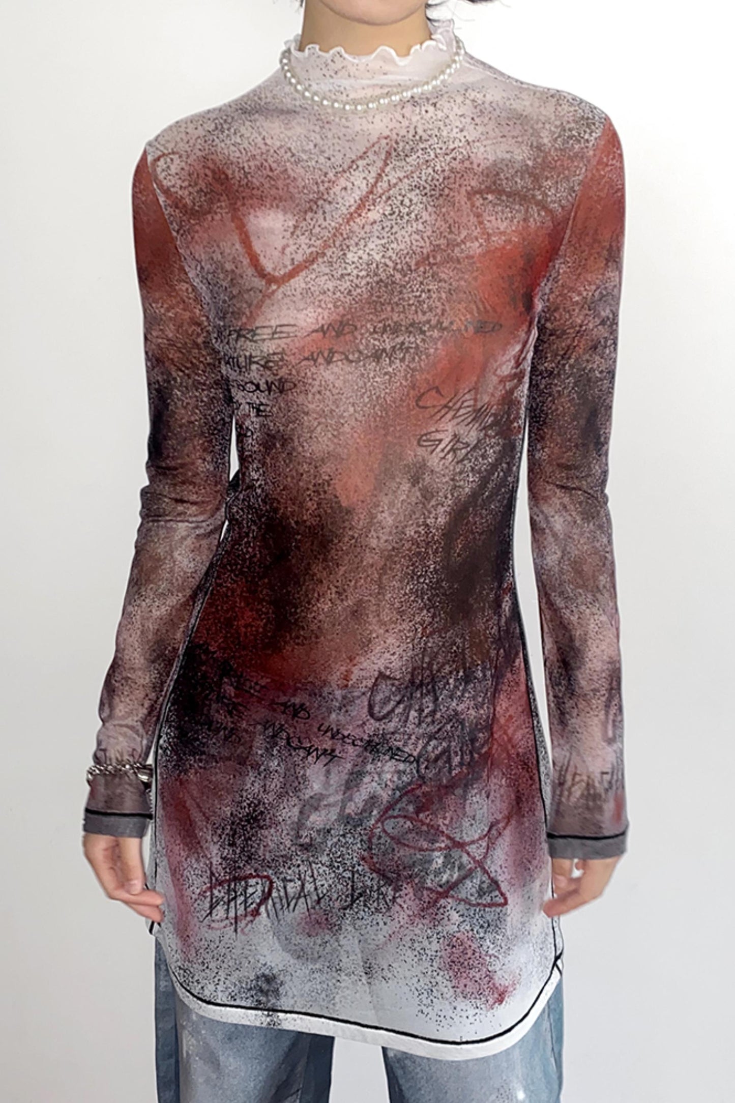 Neon Graffiti Long Sleeve Tee