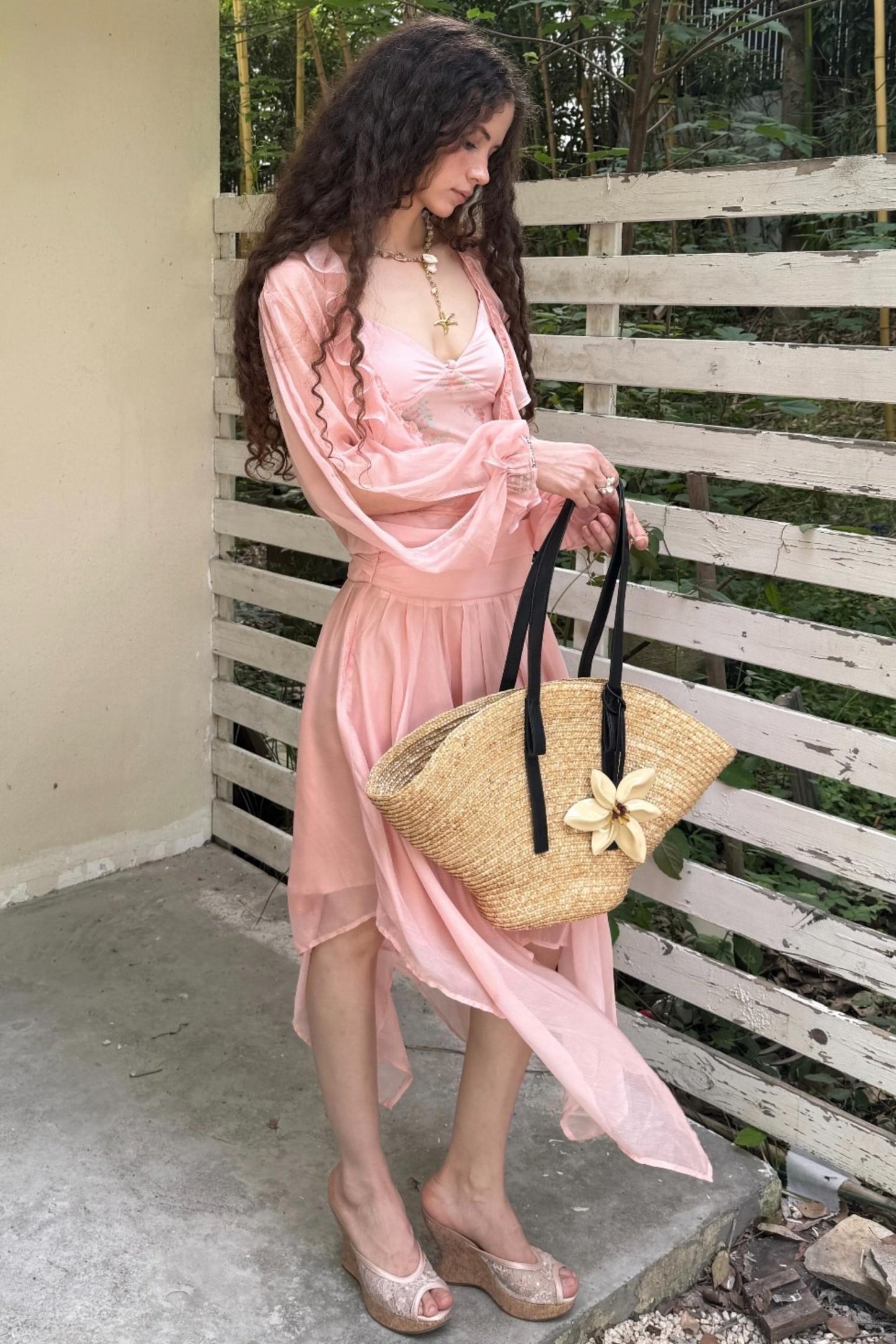 Ruffle Skeleton Skirt Set-Up