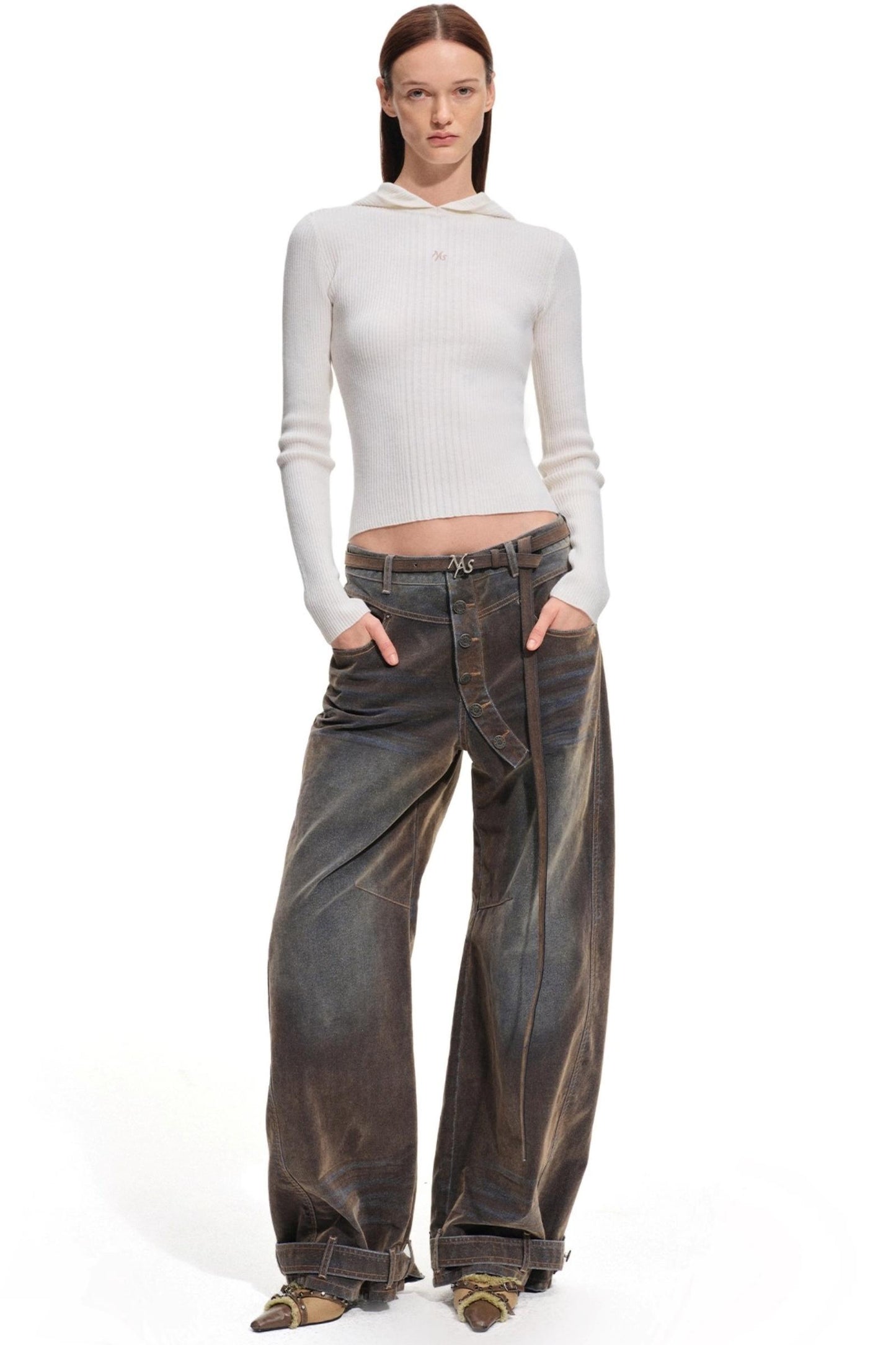 Dawn Light Hooded Knit Sweater