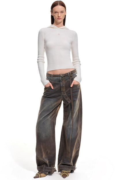 Dawn Light Hooded Knit Sweater