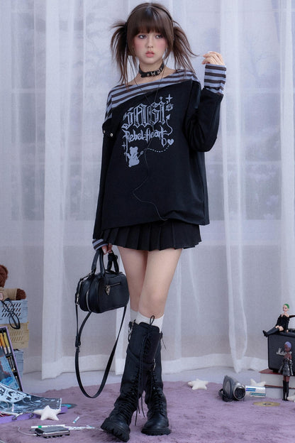 Spirit Striped Long-Sleeved T-Shirt