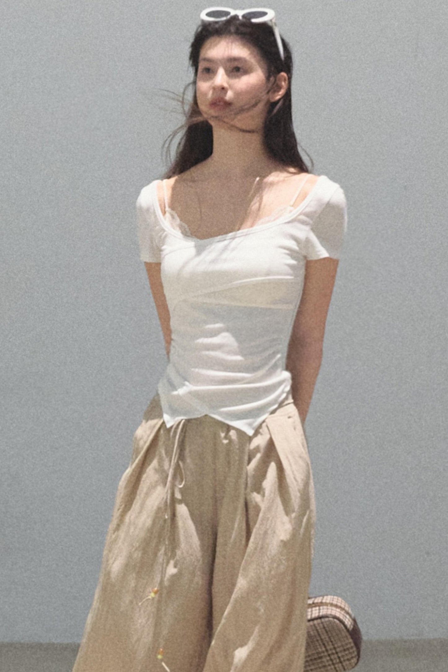 Dewy Square Neck T-Shirt