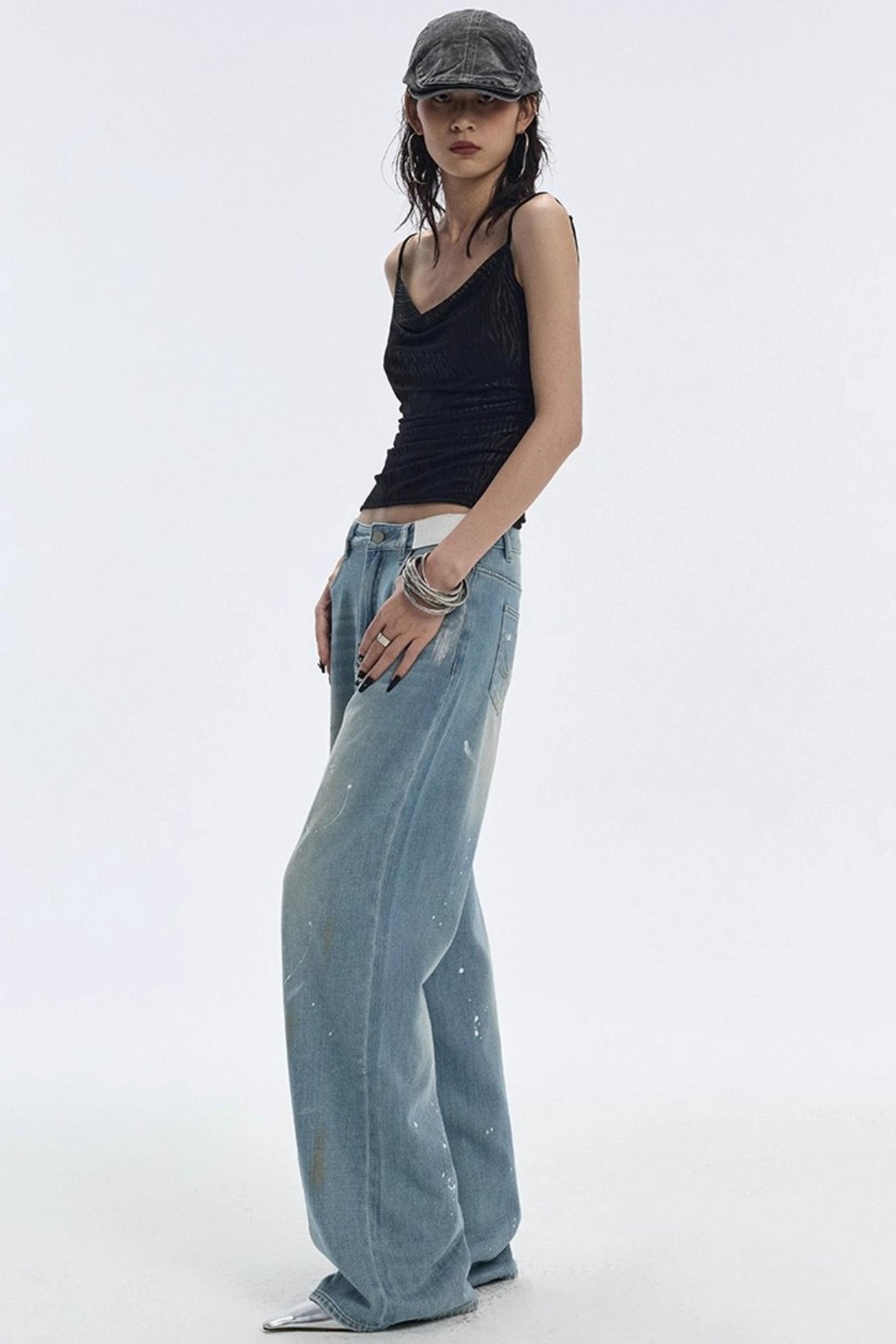Summer Design Straight-Leg Pants