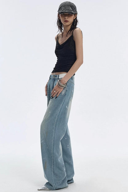 Summer Design Straight-Leg Pants