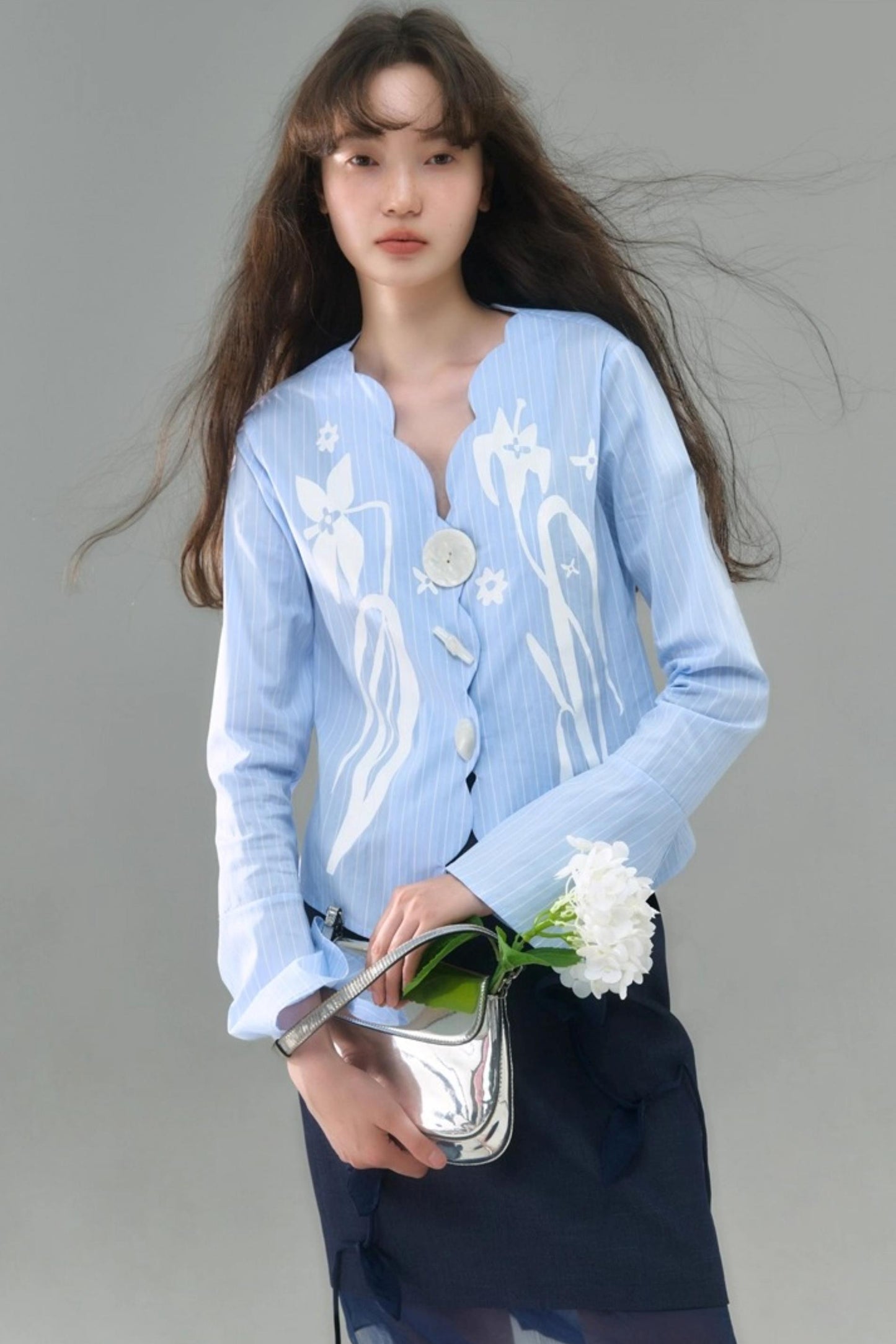 Vintage Lily Flared Sleeve Shirt