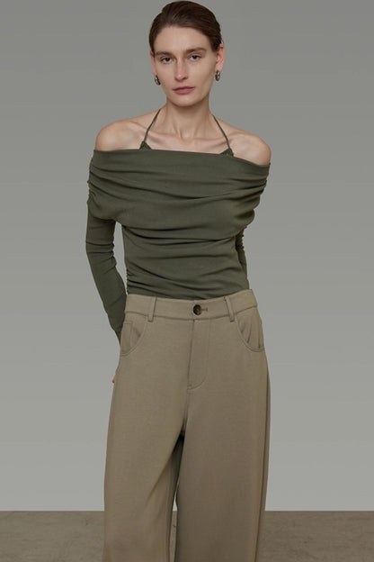 Autumn Knitted versatile high-end Top