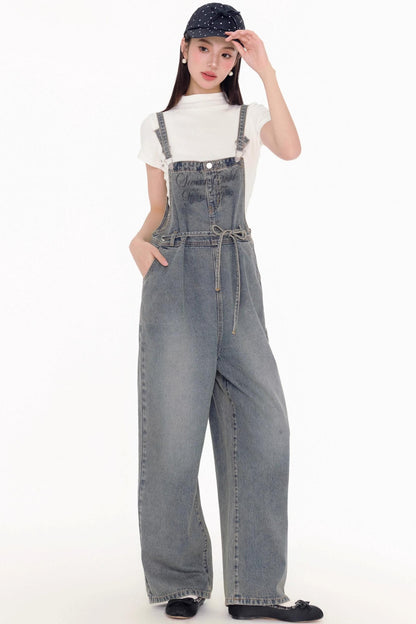 Denim Bib Overalls Pants