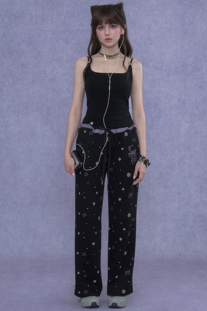 Dunkelherziges Camisole-Oberteil