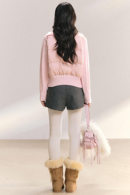 Slim Fit Twist Sleeve Coat