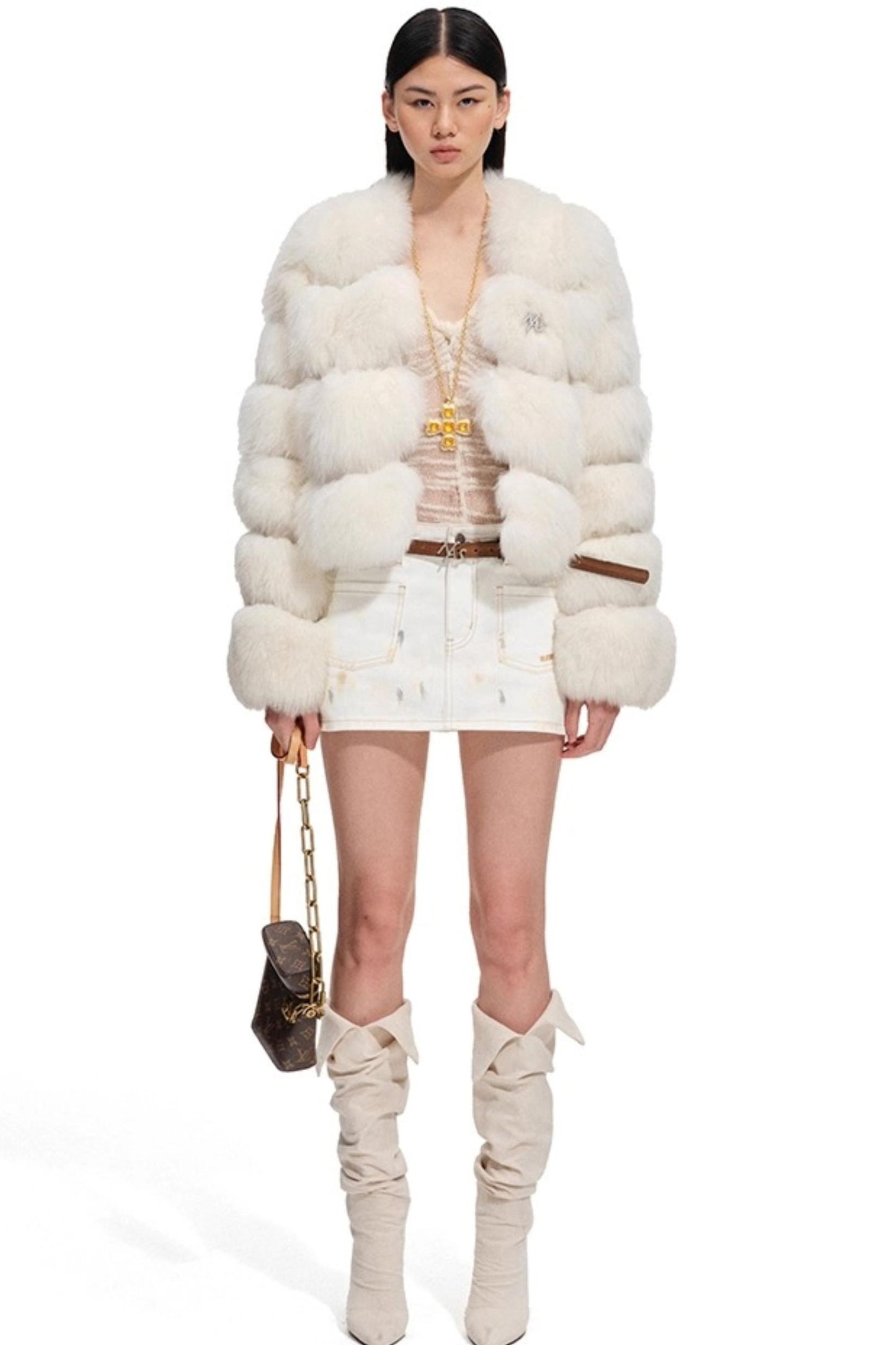 Polar Denim Twill Skirt