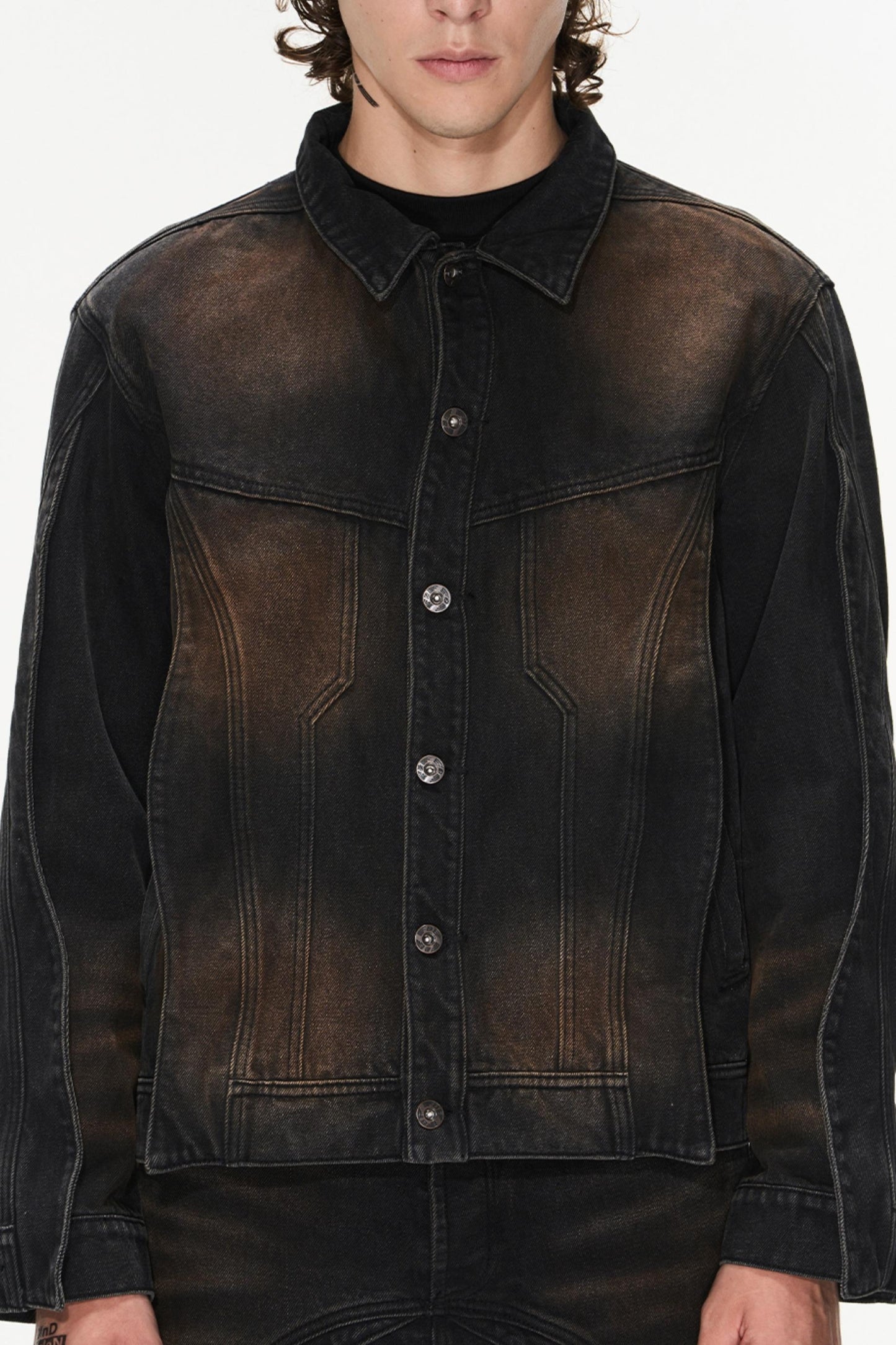 Aged Fall Denim Jacket