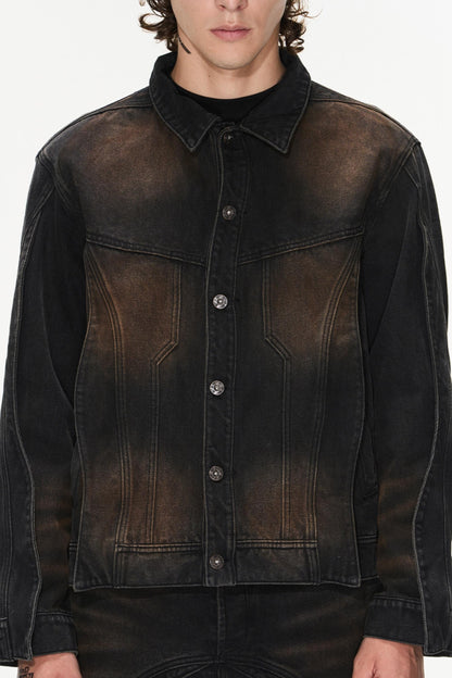 Aged Fall Denim Jacket