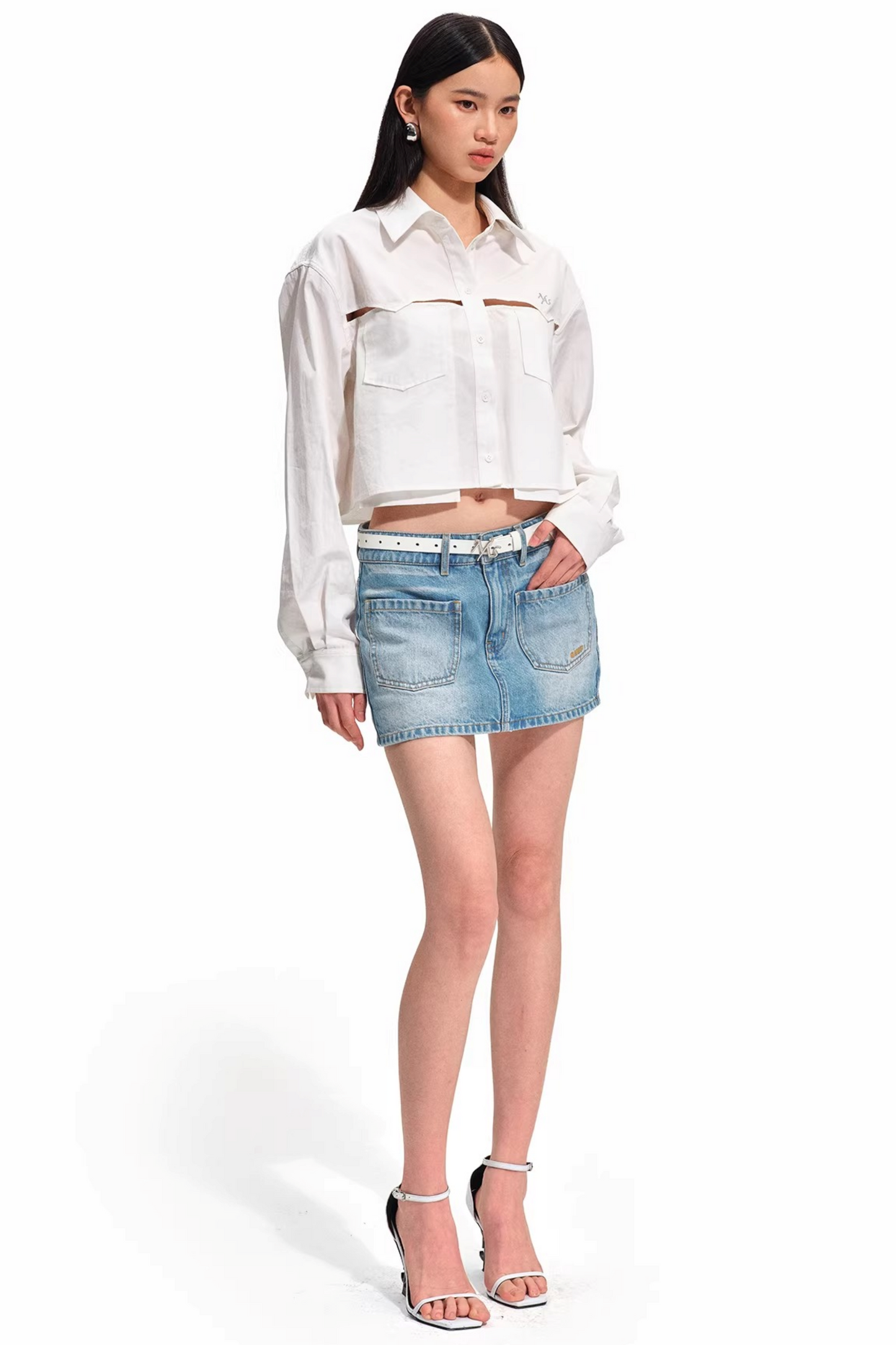 Tencel Cotton Patchwork Blouse