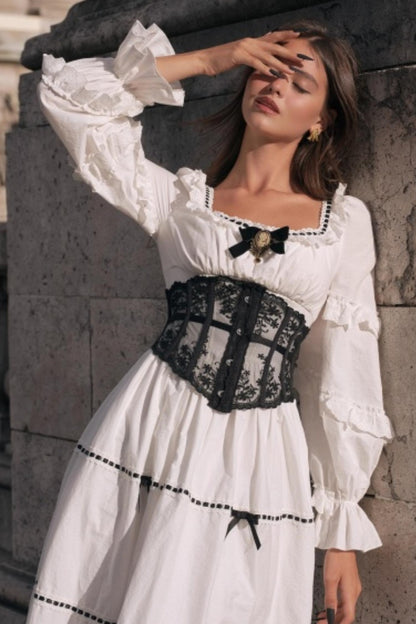 Lace Ghost Ode Dress Set-Up