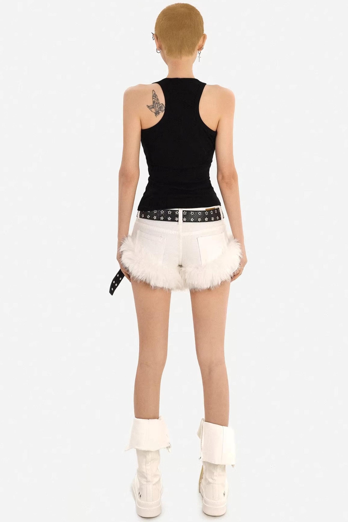 Textured Ribbed Zipper Vest