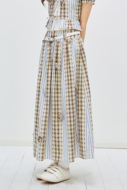 Floral Patchwork Bastier Skirt Set-Up