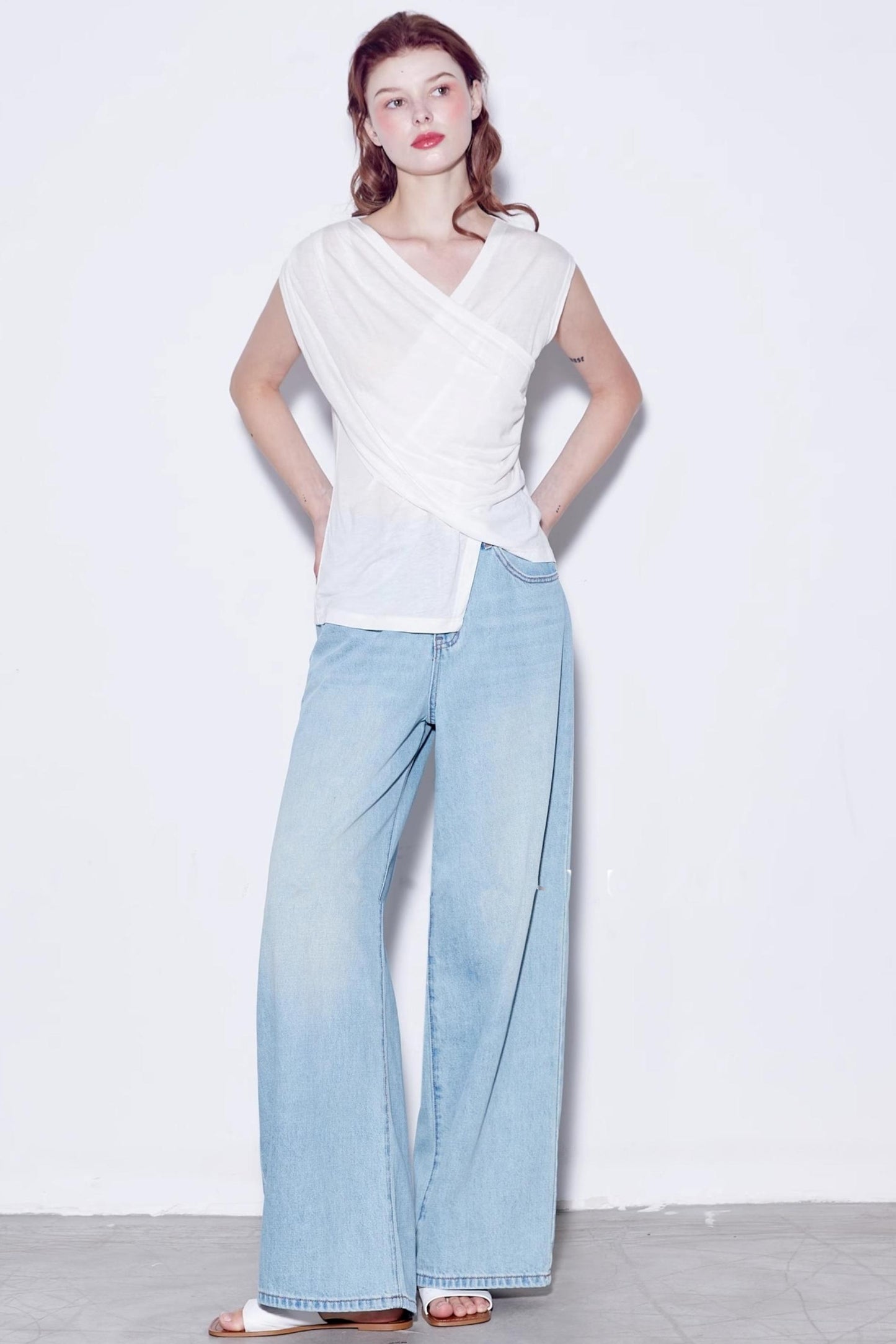 Vintage Soft Cotton Long Leg Jeans