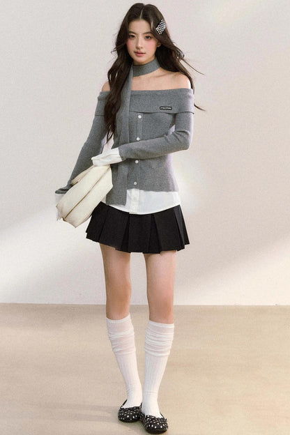 Patchwork Knitwear Sweater