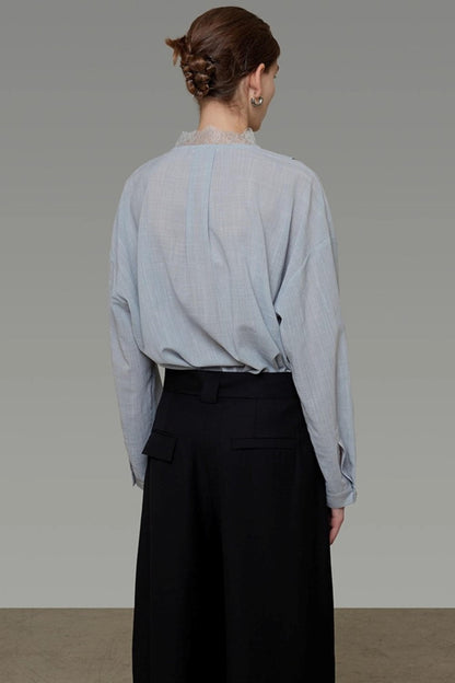 Autumn Lace V-Neck Top