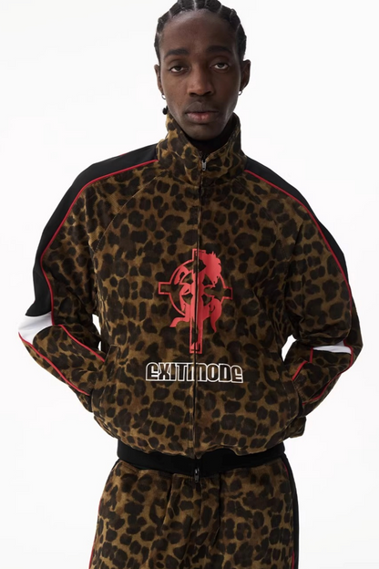 Retro Leopard Print Jacket