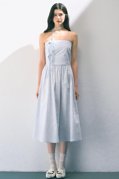 Summer Bow-Tie Sheath Dress