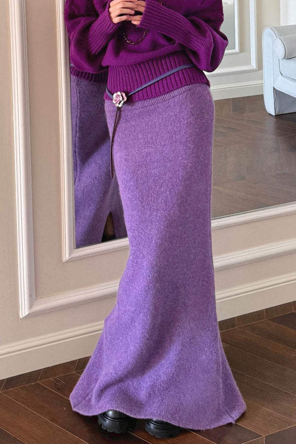 Elegance Fishtail Knitted Bustier Skirt