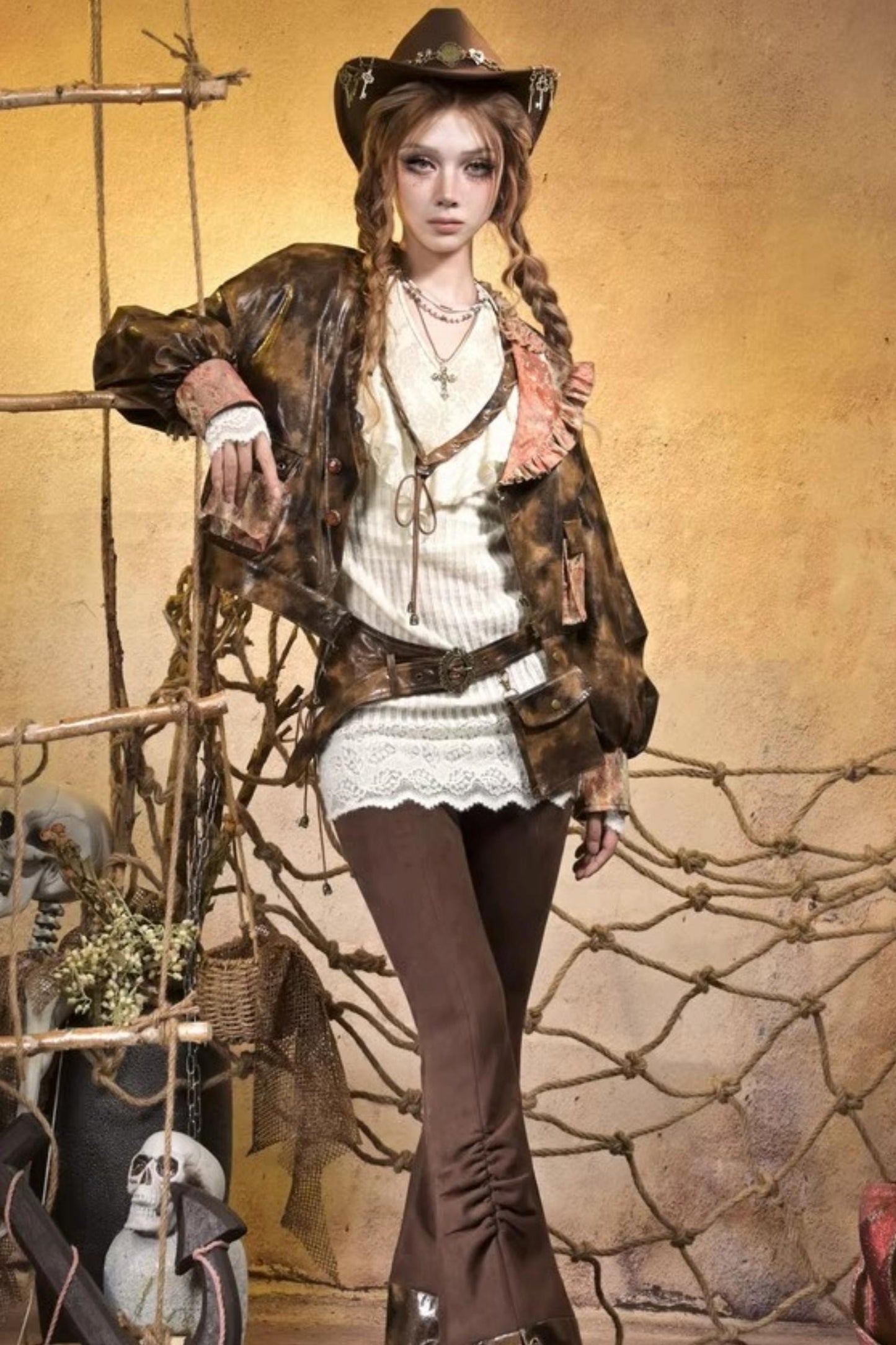 Melard Lace Steampunk Jacket Set-Up