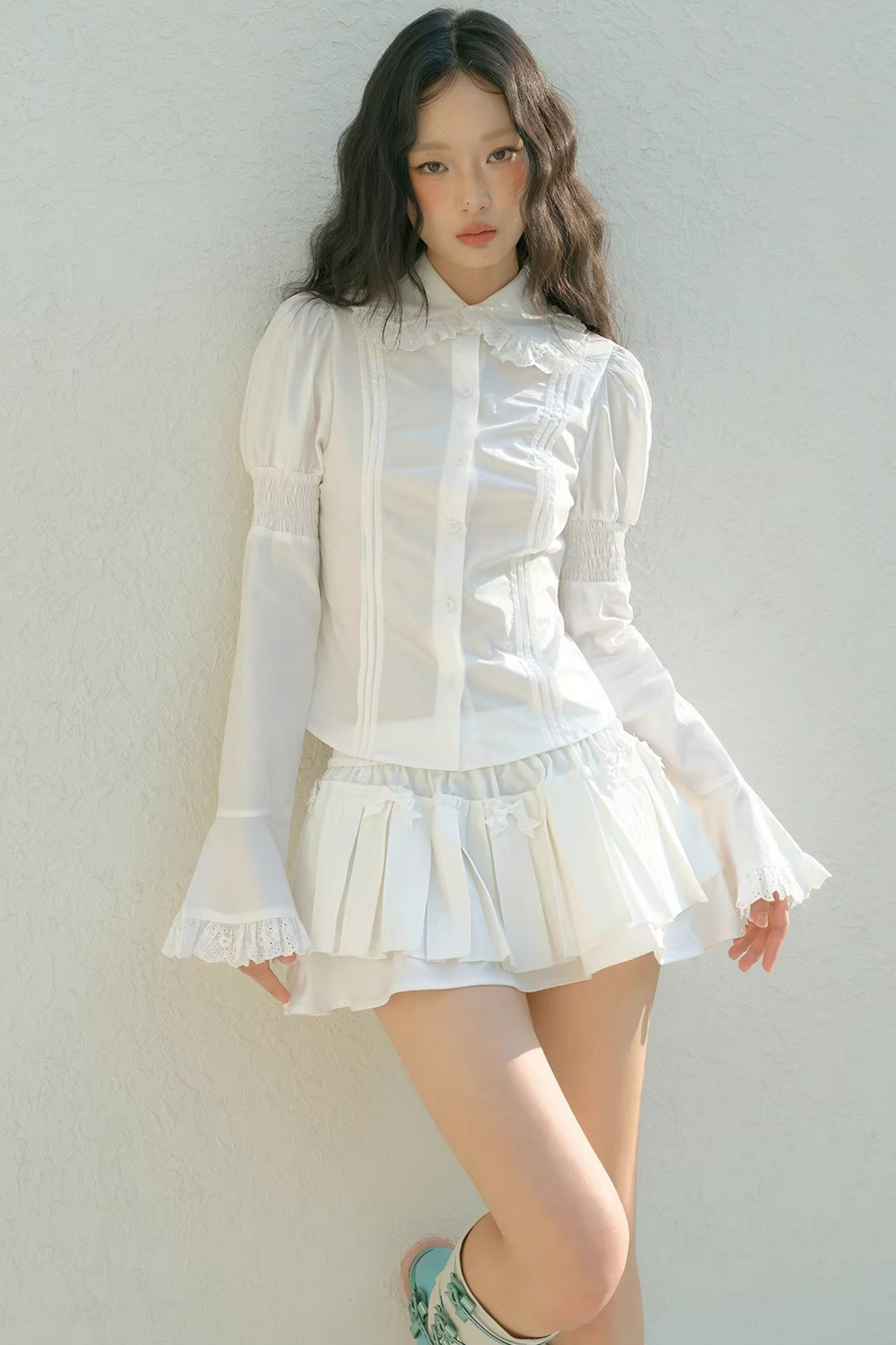 Lace Doll Collar Blouse