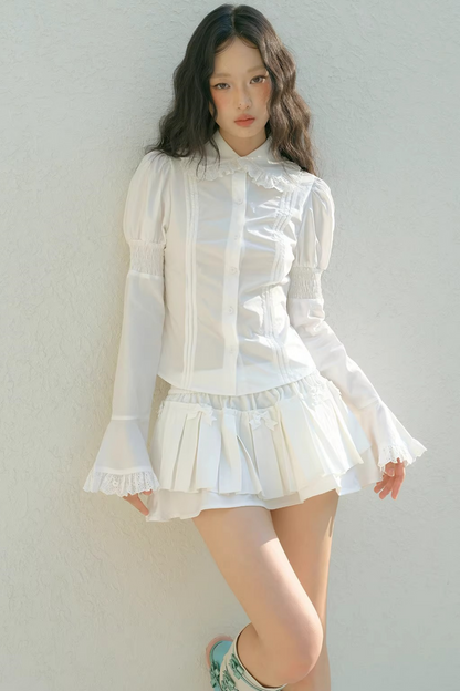 Lace Doll Collar Blouse