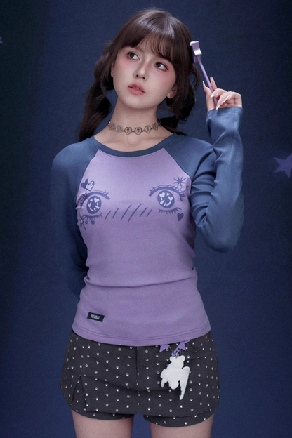 Manga Eye Raglan T-Shirt