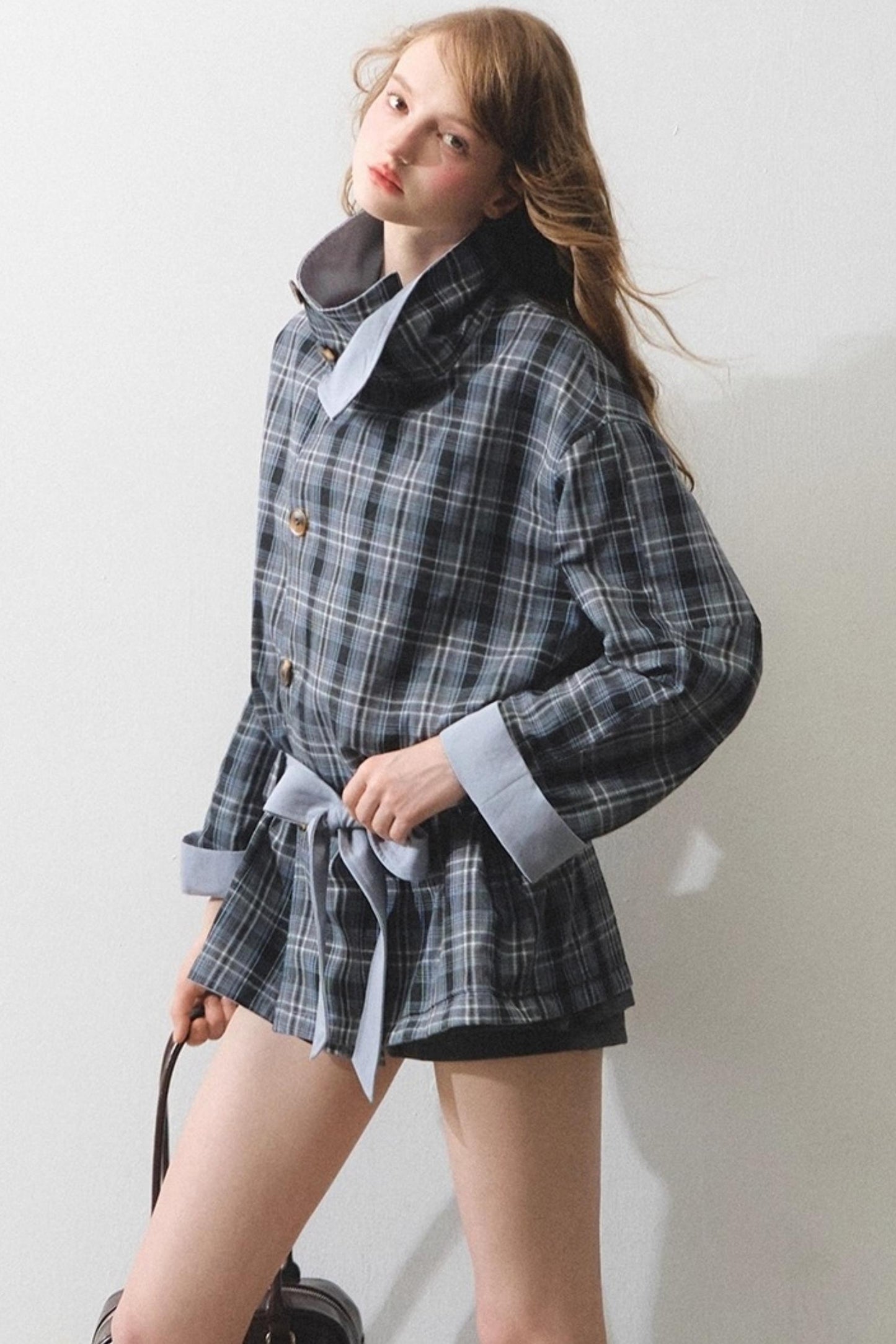 Vintage Loose Tunic Trench Coat