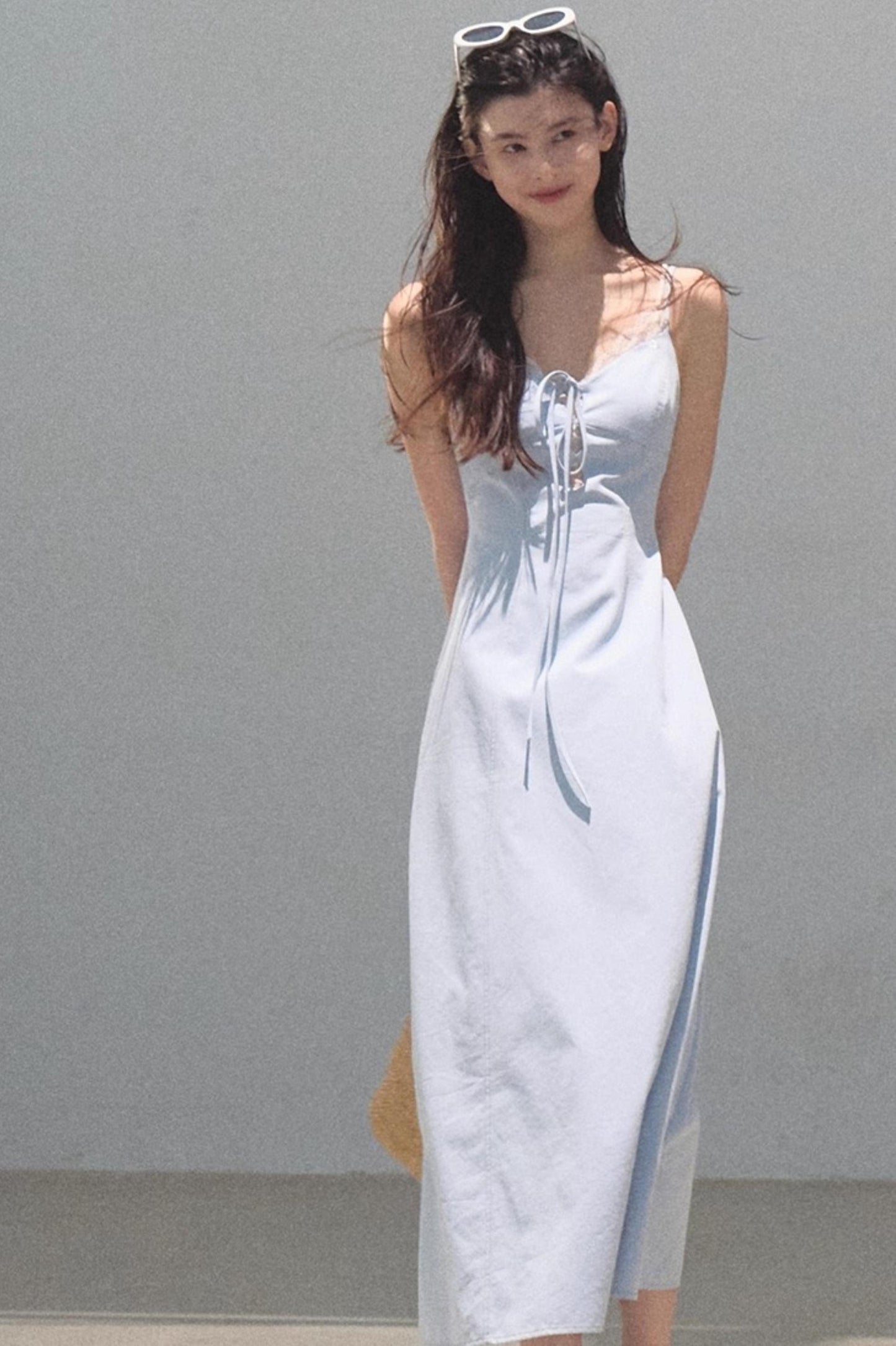 Tranquility Denim Slip Dress