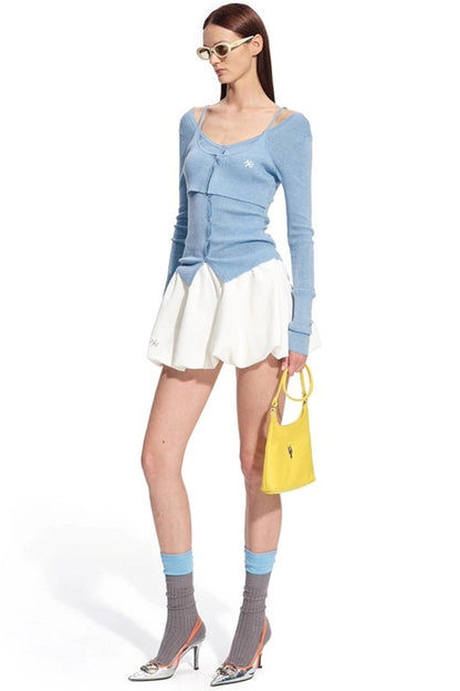 Bern Wool Blend Knit Cardigan