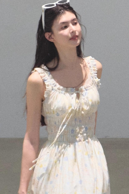 Bubbling Soda Sleeveless Slip Dress