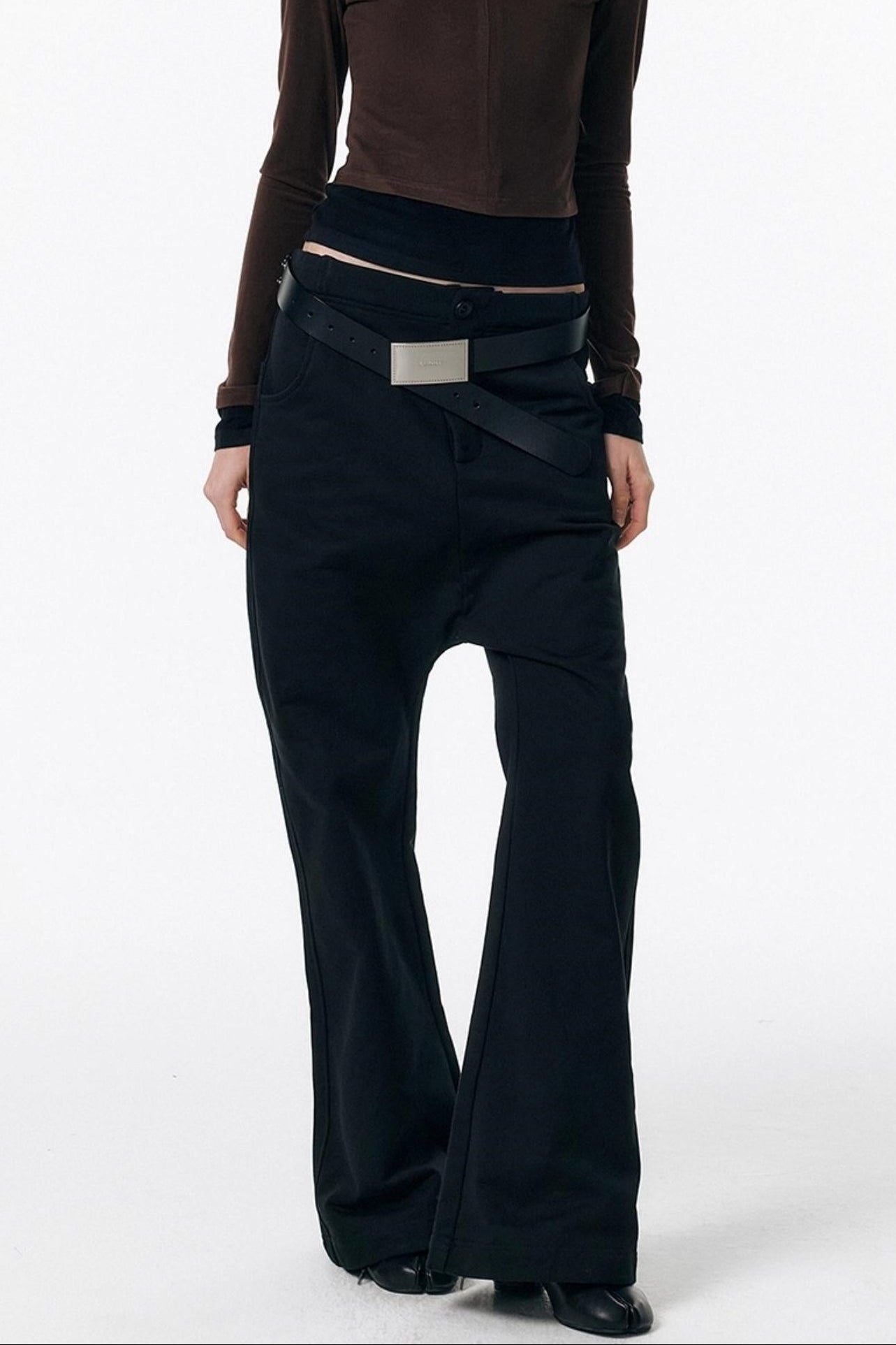 Micro-Flared Walking Pants