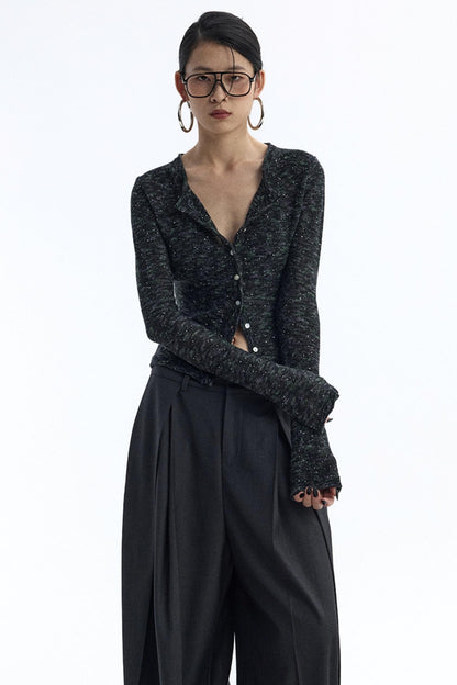 Glitter Sequin Knitted Top