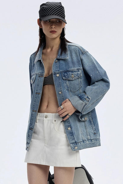 Diamond Blue Denim Jacket