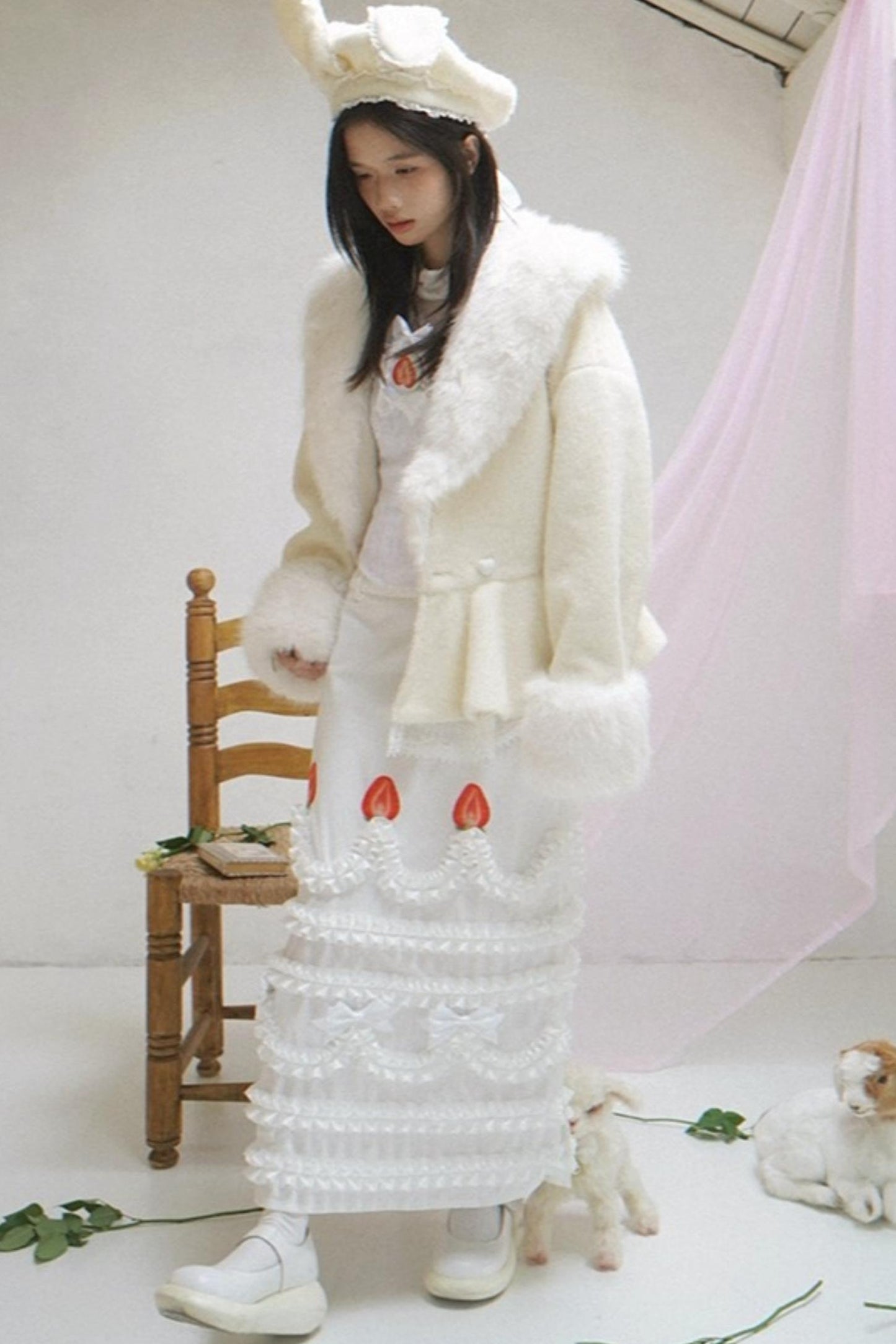 Happy Strawberry Cake Skirt