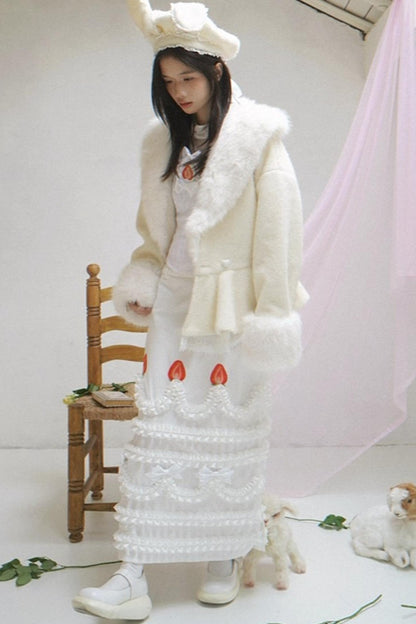 Happy Strawberry Cake Skirt