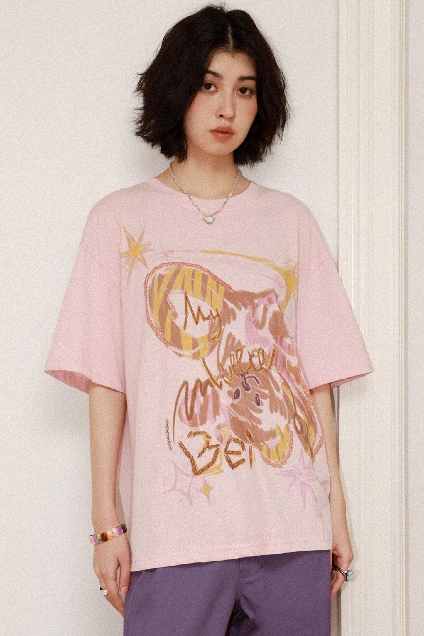 Childlike Teddy Bear Top
