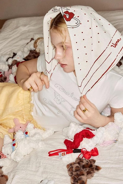 White Angel Studded Tee