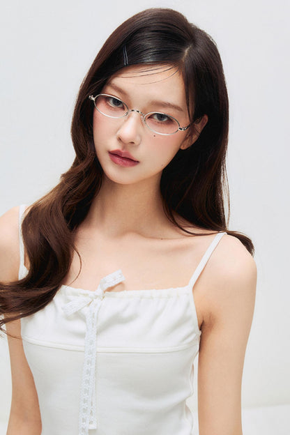 Luxury Lace Bow Cami Top