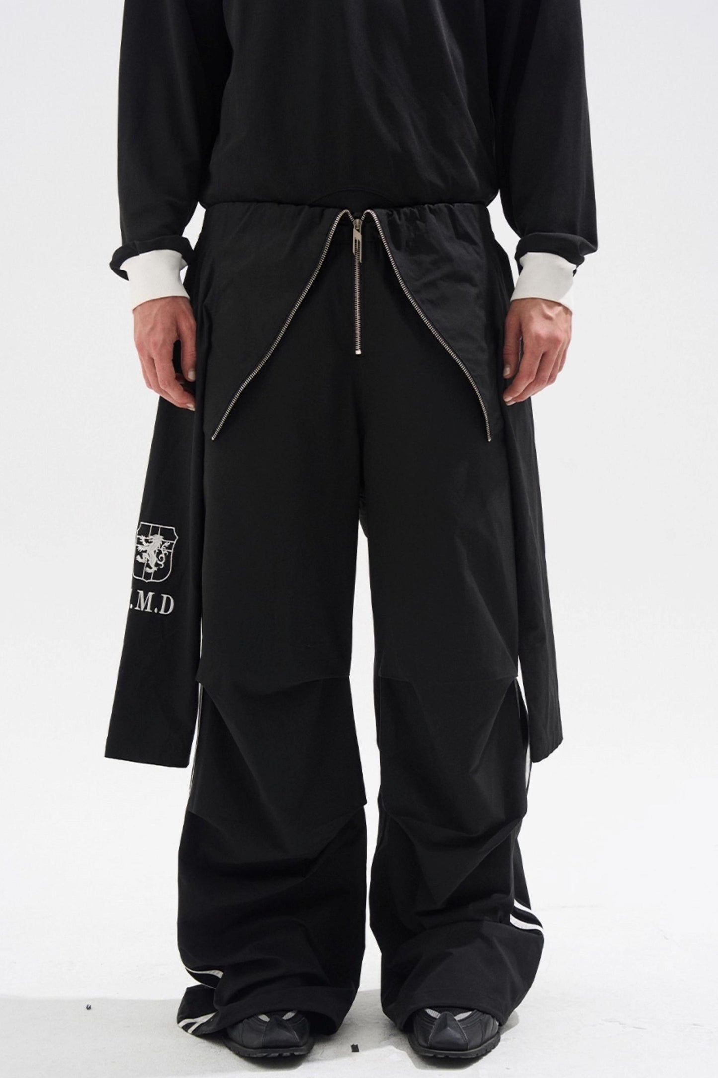 Pleated Cargo Pants