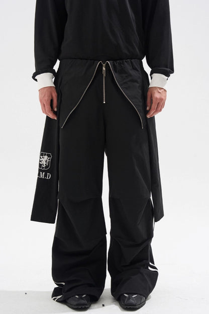 Pleated Cargo Pants