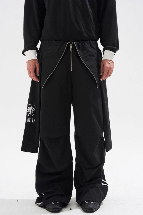 Pleated Cargo Pants