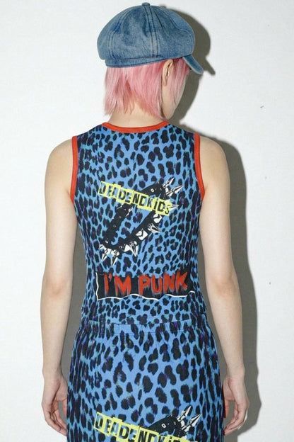 Amerikanisches Y2K-Tanktop mit Print