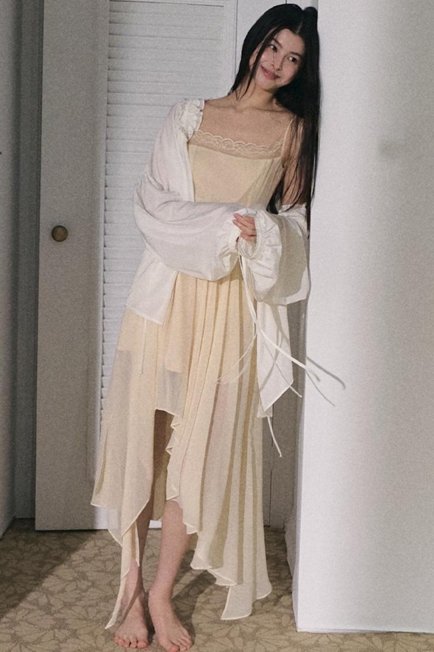 Sweet Imagination Micrometallic Loose Shirt Top