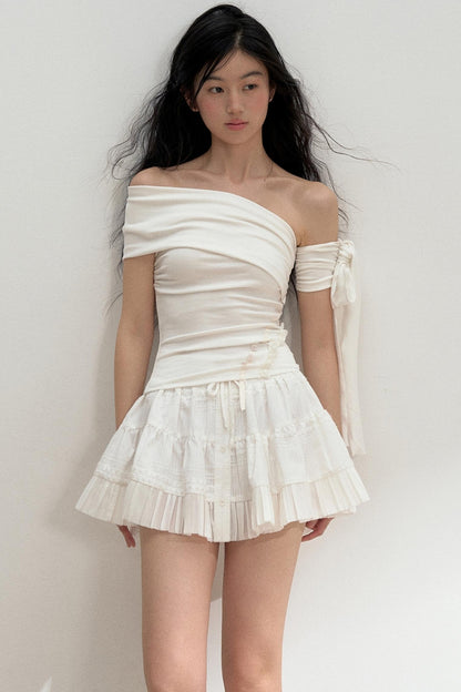 Vibes One-Shoulder T-Shirt