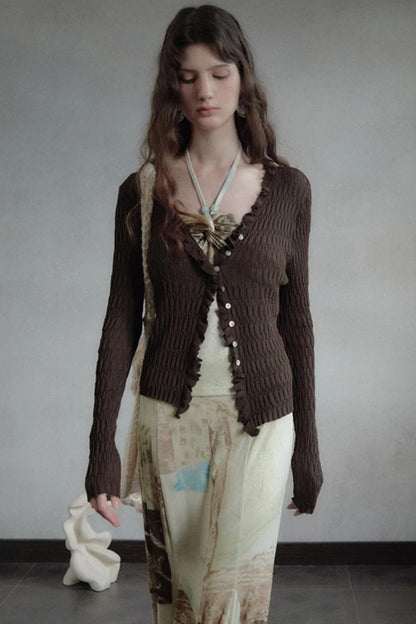 Moon Viewing Knitted Vest